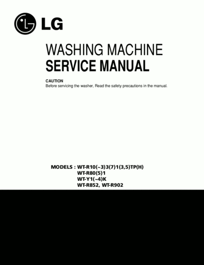 LG Washer Service Manual 64