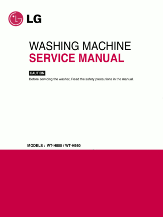 LG Washer Service Manual 66