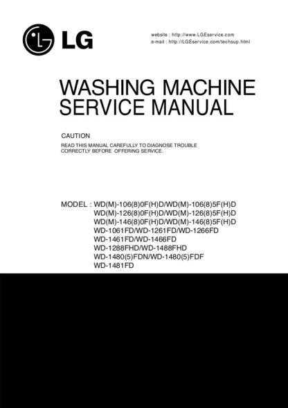 LG Washer Service Manual 69