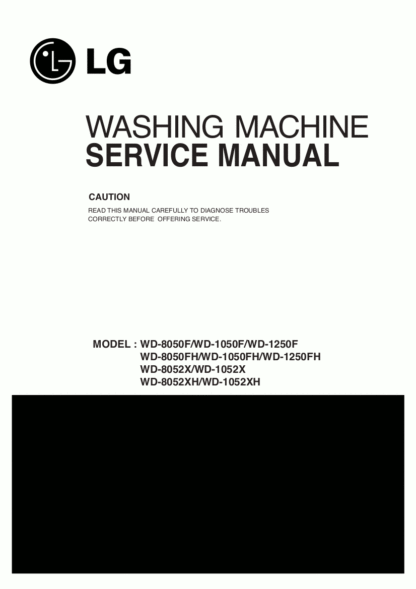 LG Washer Service Manual 07