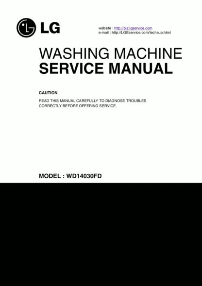 LG Washer Service Manual 70