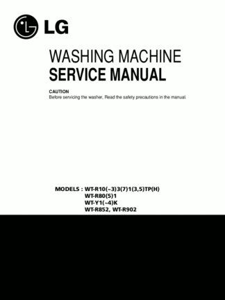 LG Washer Service Manual 75