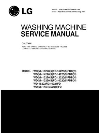 LG Washer Service Manual 76