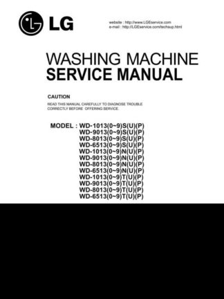 LG Washer Service Manual 08
