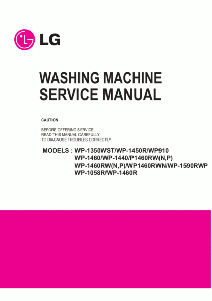 LG Washer Service Manual 80