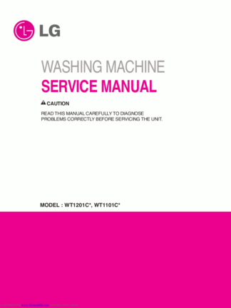 LG Washer Service Manual 82