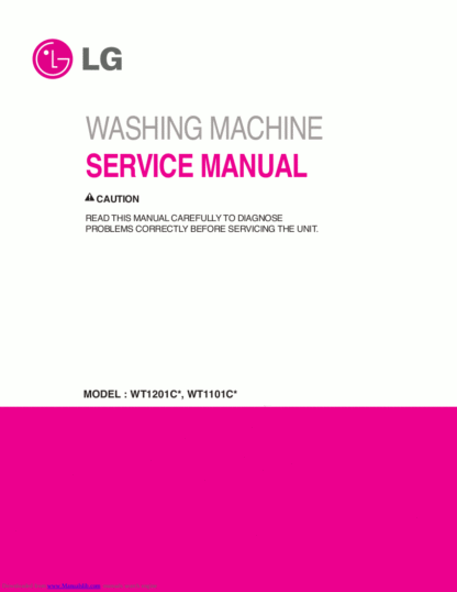 LG Washer Service Manual 82