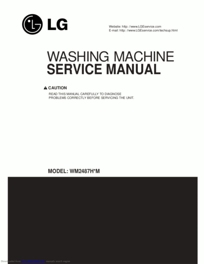 LG Washer Service Manual 84