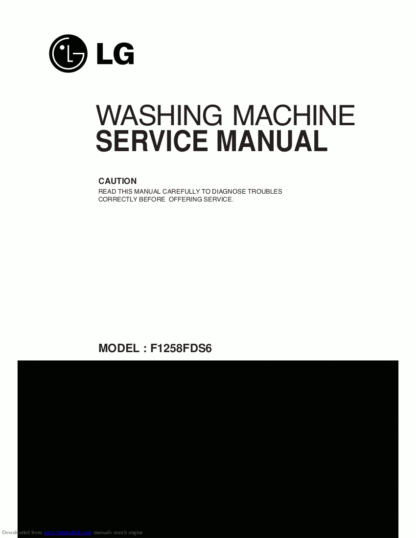 LG Washer Service Manual 91