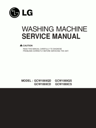 LG Washer Service Manual 92