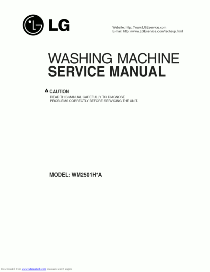 LG Washer Service Manual 96
