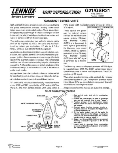Lennox Furnace Service Manual 12