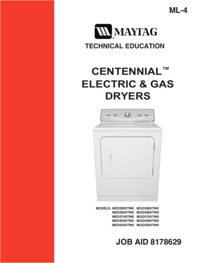 Maytag Dryer Service Manual 02