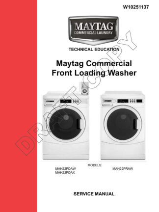 Maytag Washer Service Manual 13