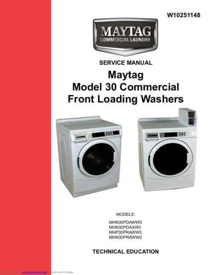 Maytag Washer Service Manual 38
