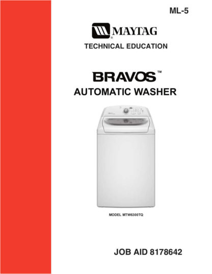 Maytag Washer Service Manual 5