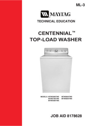 Maytag Washer Service Manual 07