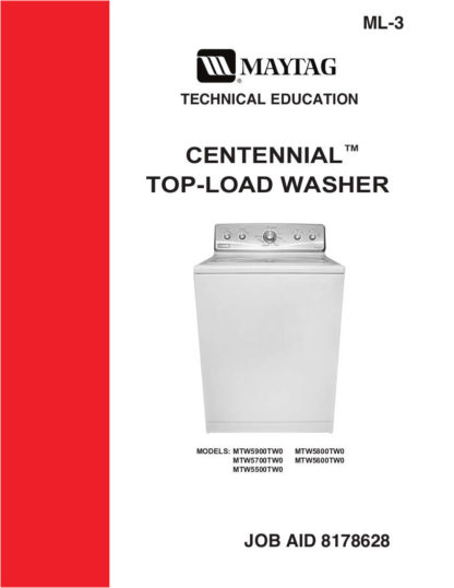Maytag Washer Service Manual 07