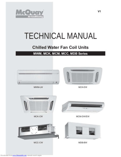 McQuay Air Conditioner Service Manual 09