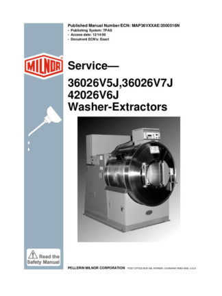 Milnor Washer Service Manual 05