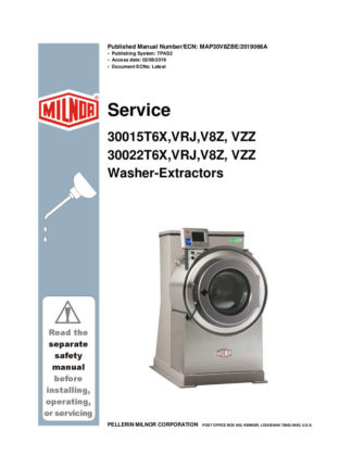 Milnor Washer Service Manual 23