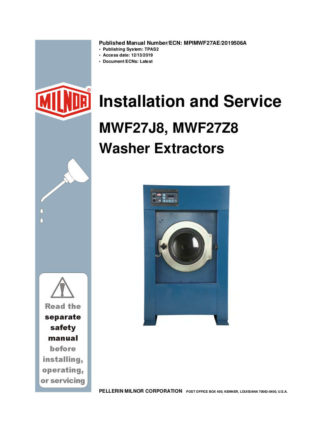 Milnor Washer Service Manual 36