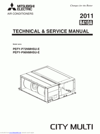 Mitsubishi Air Conditioner Service Manual 119