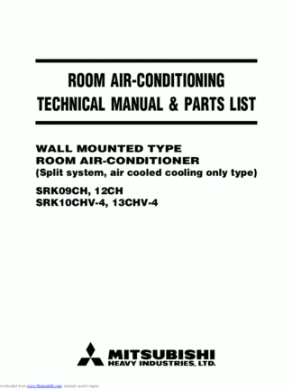 Mitsubishi Air Conditioner Service Manual 128