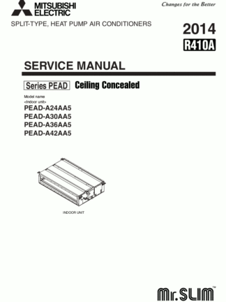 Mitsubishi Air Conditioner Service Manual 145