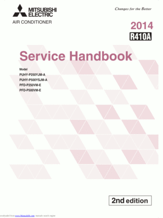 Mitsubishi Air Conditioner Service Manual 162