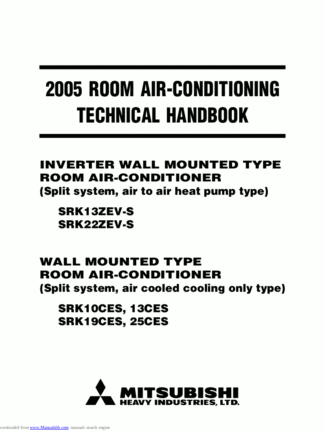 Mitsubishi Air Conditioner Service Manual 188