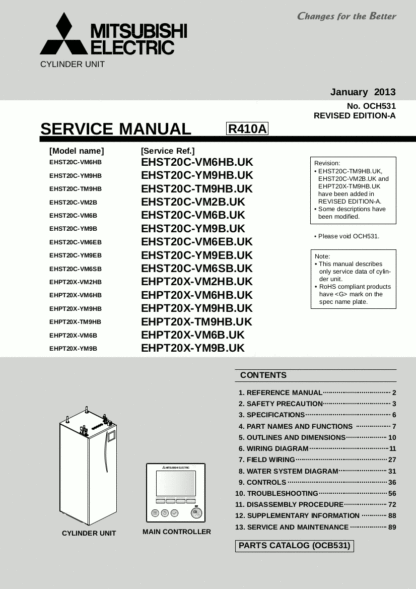 Mitsubishi Boiler Service Manual 06
