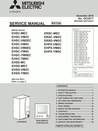 Mitsubishi Boiler Service Manual 11
