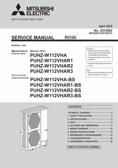 Mitsubishi Heat Pump Service Manual 23