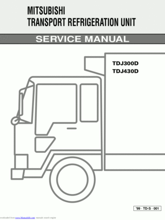 Mitsubishi Refrigerator Service Manual 51