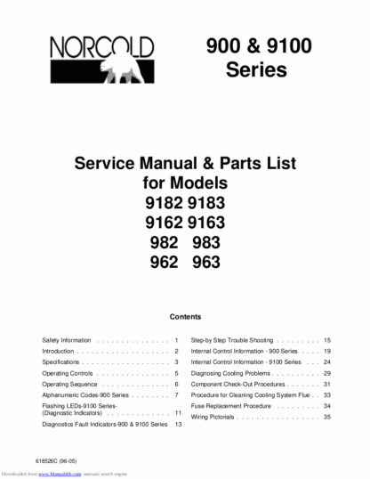 Norcold Refrigerator Service Manual 23