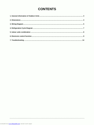 Pridiom Air Conditioner Service Manual 02