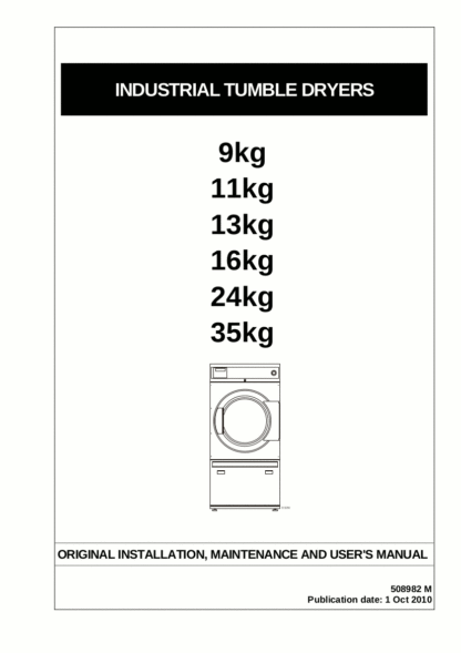 Primus Dryer Service Manual 02