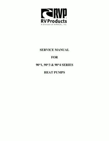 RVP Heat Pump Service Manual 02