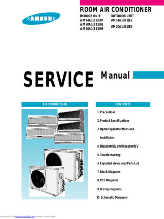 Samsung Air Conditioner Service Manual 101