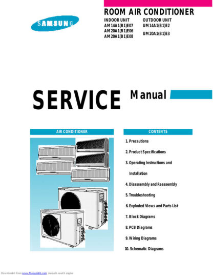 Samsung Air Conditioner Service Manual 101