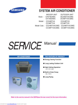 Samsung Air Conditioner Service Manual 102