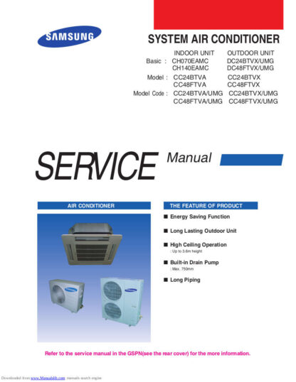 Samsung Air Conditioner Service Manual 102