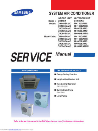 Samsung Air Conditioner Service Manual 103