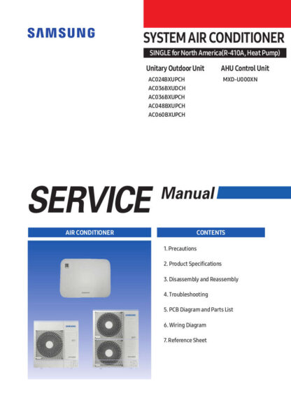 Samsung Air Conditioner Service Manual 104