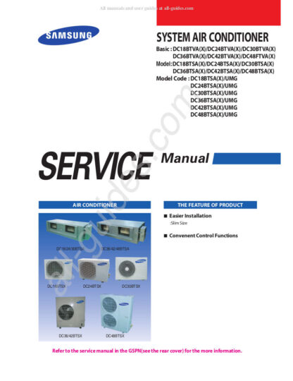 Samsung Air Conditioner Service Manual 105