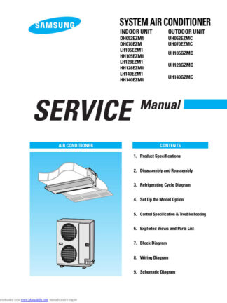 Samsung Air Conditioner Service Manual 107