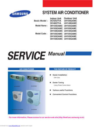 Samsung Air Conditioner Service Manual 108