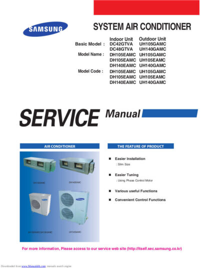 Samsung Air Conditioner Service Manual 108