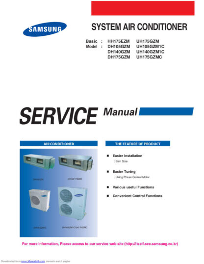 Samsung Air Conditioner Service Manual 109